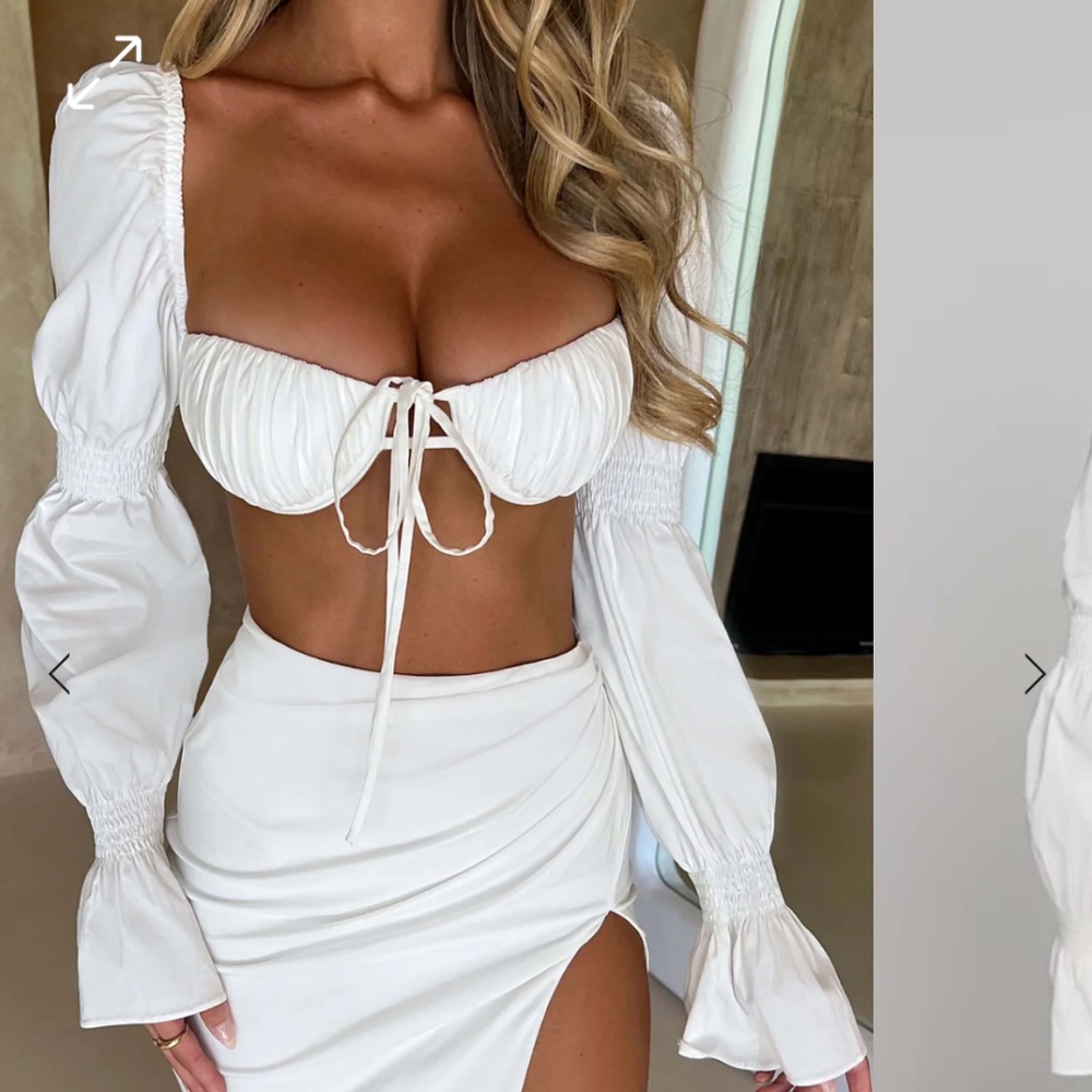 Baby boo fashion Perla top white